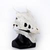 New Halloween Simulation Dragon Bone Mask Headgear with Moving Mouth, Dinosaur Latex Headgear, Animal Performance Props