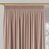 Milas Curtain With Pleating Tape Velvet Smooth 140x260