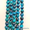 Zhiyue Jewelry Royal Blue Tiger Eye Beads - DIY Handmade Beading Accessories for Bracelets