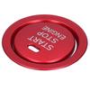 2pcs Engine Start Stop Button Trim Cover Aluminum Alloy Decoration for Car Interior