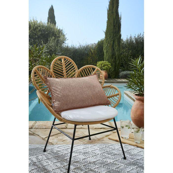 "Naïa Outdoor" Cushion Cover All Sizes The Butterfly Effect - Naîa Corail - Cushion Cover 40 X 60 Cm