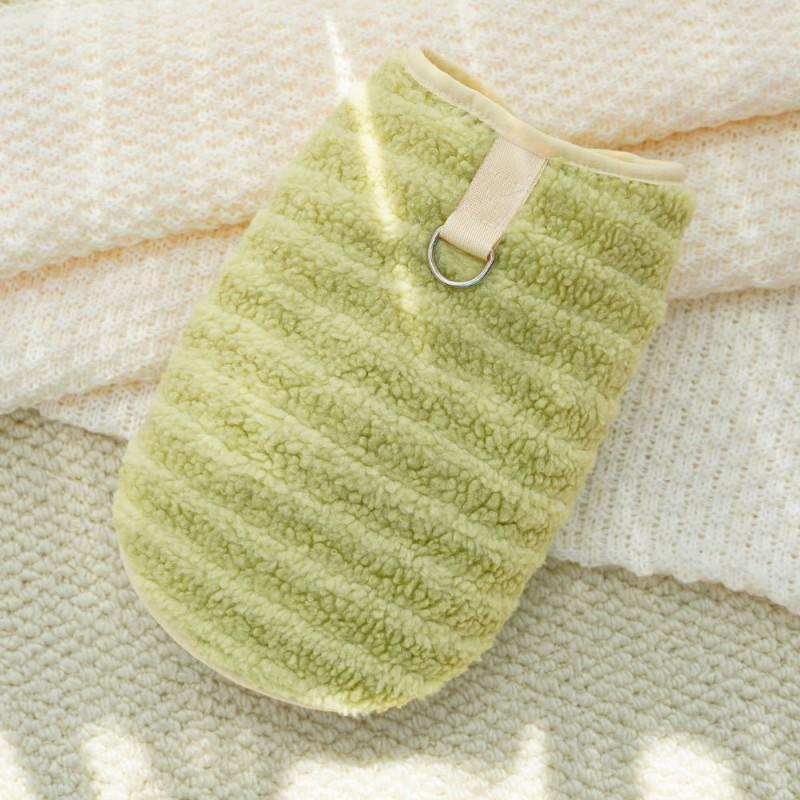 Warm Fleece Pet Vest Small Dogs Cats Winter Coat Cute Cartoon Style