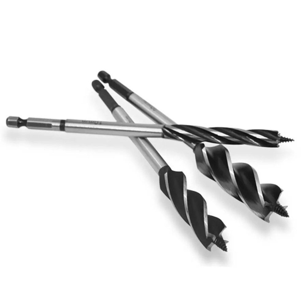 10mm-25mm Twist Drill Bit Set Four-slot Wood Fast Cut Auger Auger Drill Bit  Carpenter Joiner Tool