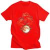 Dinosaur Moon Funny Parody Meme T Shirt for Unisex Tshirts Fashion Streetwaer Short Sleeve Tee Shirt Slim Fit Clothing