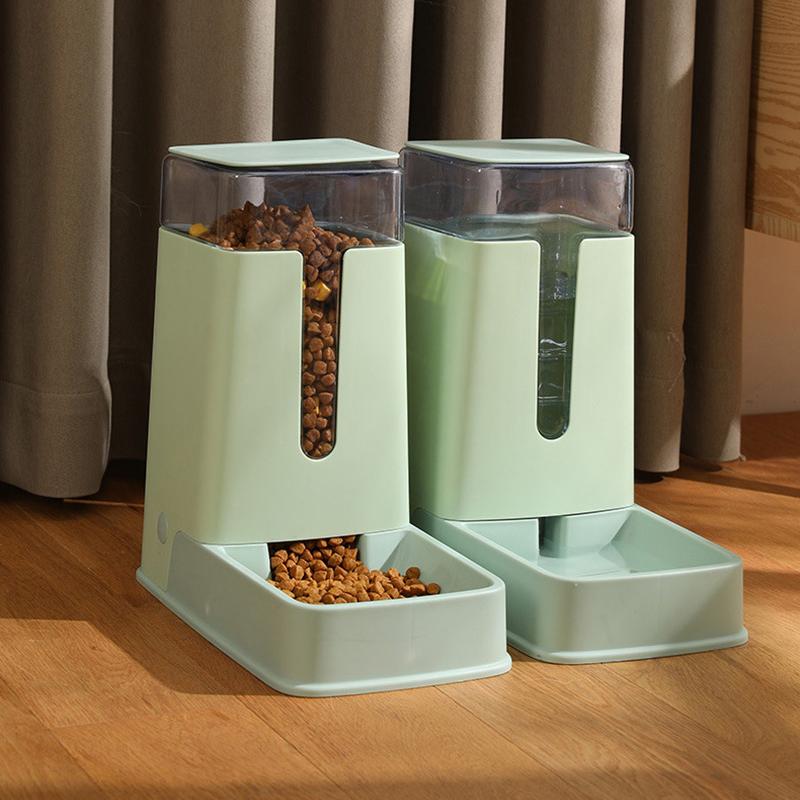 Large Capacity Pet Feeder Automatic Cat Dog Water Dispenser Puppy Kitten Drinking Water Container Dog Feeding Bowl Pet Supplies
