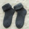 Dicke, aufgebürstete Plüsch-Wintersocken für Damen - Große Größe, Warme Ski- und Bodensocken, Geeignet für jedes Wetter, Gemütliche Schlafsocken