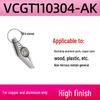 35° Diamond Blade CNC Lathe Inserts VCGT160404 VBGT110302 for Aluminum