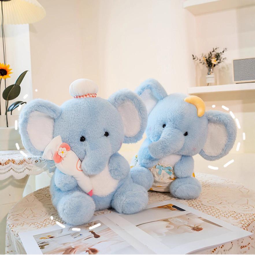 Peluche Elefante Gigi Animale di Peluche Cuscino Per Bambini Regalo di Compleanno per Bambini