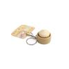 Simulation Bun Keyboard Clicker Keychain Mini Steamed Bun Stress Relief Sensory Fidget Toys for Autism ADHD Decompression Toy