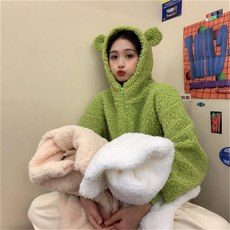 fuzzy blanket jacket