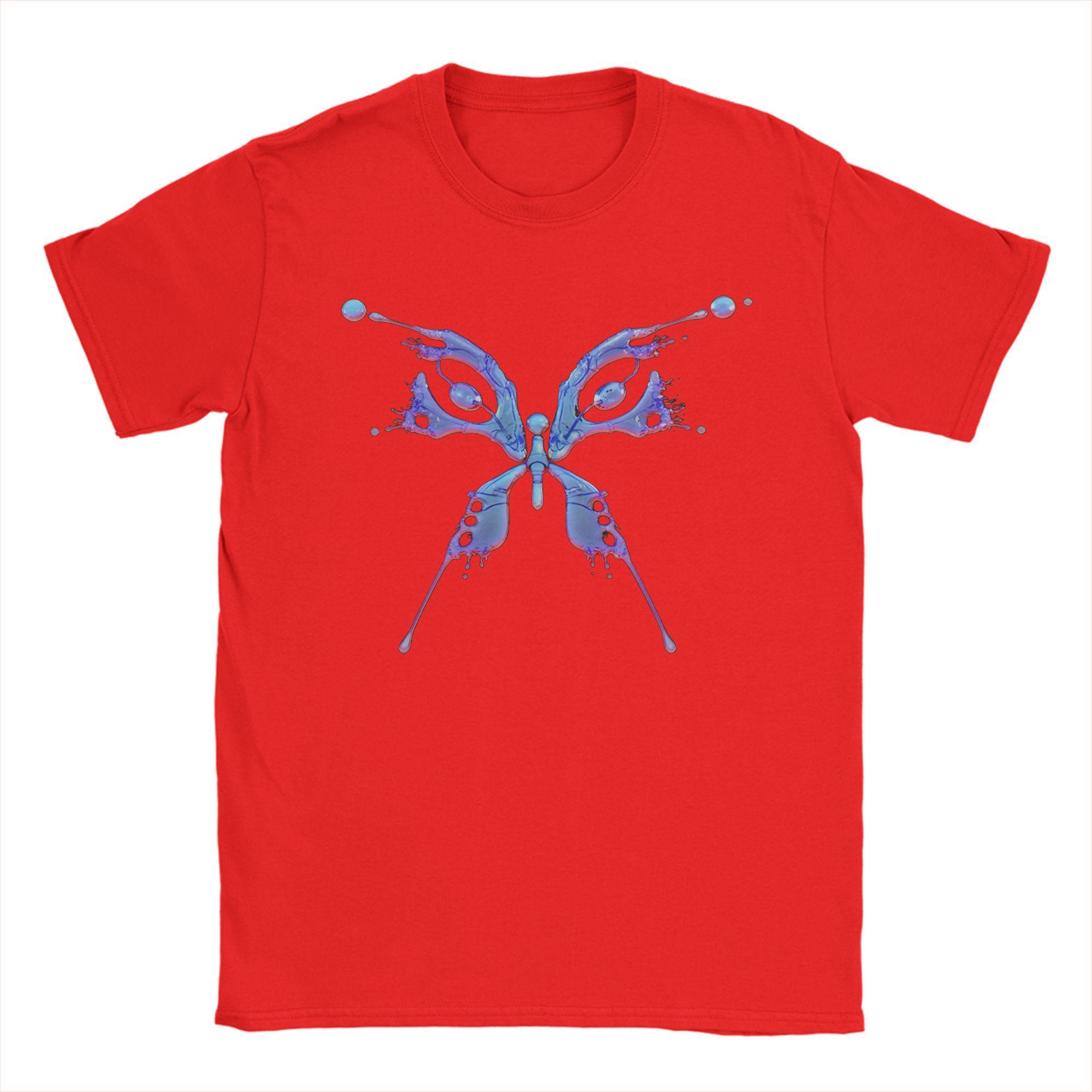 

Funny Katys Perrys Butterfly TShirts Unisex Round Neck Pure Cotton T Shirts Short Sleeve Tees Plus Size Clothes S