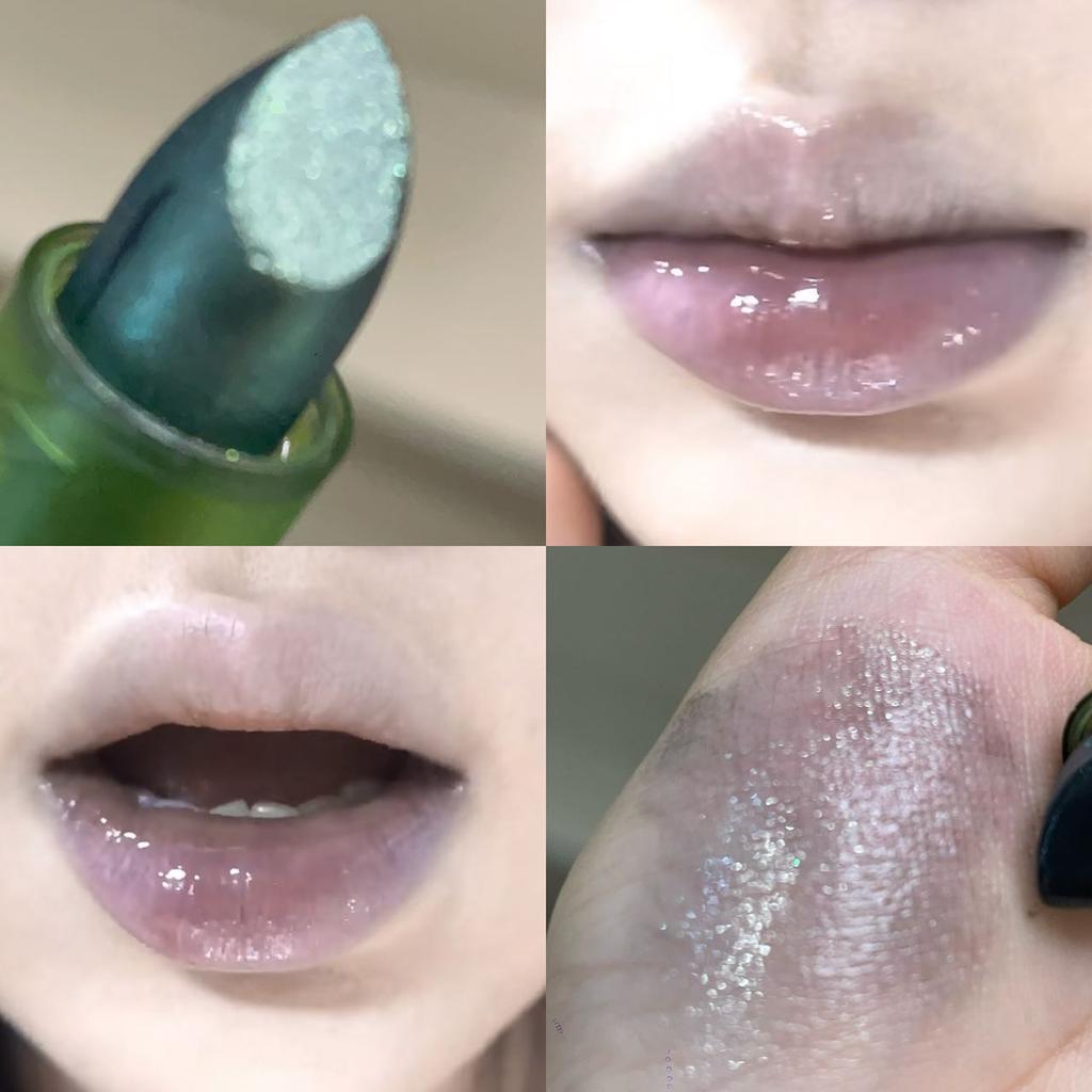 11g Schimmerndes Schwarzes Lippenstift Transparent Spiegel Wasser Lippen-Gloss Aufpolsternd Wasserdicht Nicht-haftend Tasse Nude Klares Schwarzes Lippen-Tönungs Make-up