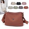 Autumn New Casual Simple Large-capacity Shoulder Bag Women's Lightweight Canvas Bag Textured Messenger Women's Bag