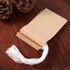 100 Pieces/set Natural Drawstring Teabags Multi Functional Disposable Tea Bags  Coffee Foot Bath