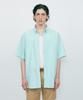 VTWO Washed Boxy Oversized Oxford Half Shirt_Mint