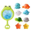 9pcs Floating Light Up Animal Bath Toy Safe PVC Material For Children 3-5 Years Old Perfect For Pools 195F