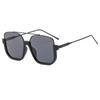 68259 Semi-Rimless Square Sunglasses for Men Women, Fashion Stylish Oversized Sun Glasses, Trendy Personalized Shades 603421