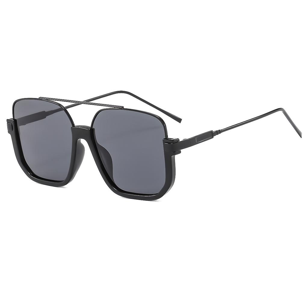 68259 Semi-Rimless Square Sunglasses for Men Women, Fashion Stylish Oversized Sun Glasses, Trendy Personalized Shades 603421