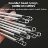 3PCS Bendable Spring Drawstring Threader Quick Insert Multi-purpose Rope Threader Clip Flexible Stainless Steel