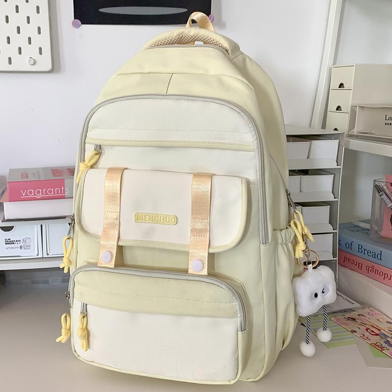 Children's Schoolbag Female Primary School Students Large Capacity Backpack Multi-layer Junior High School Students High School Students