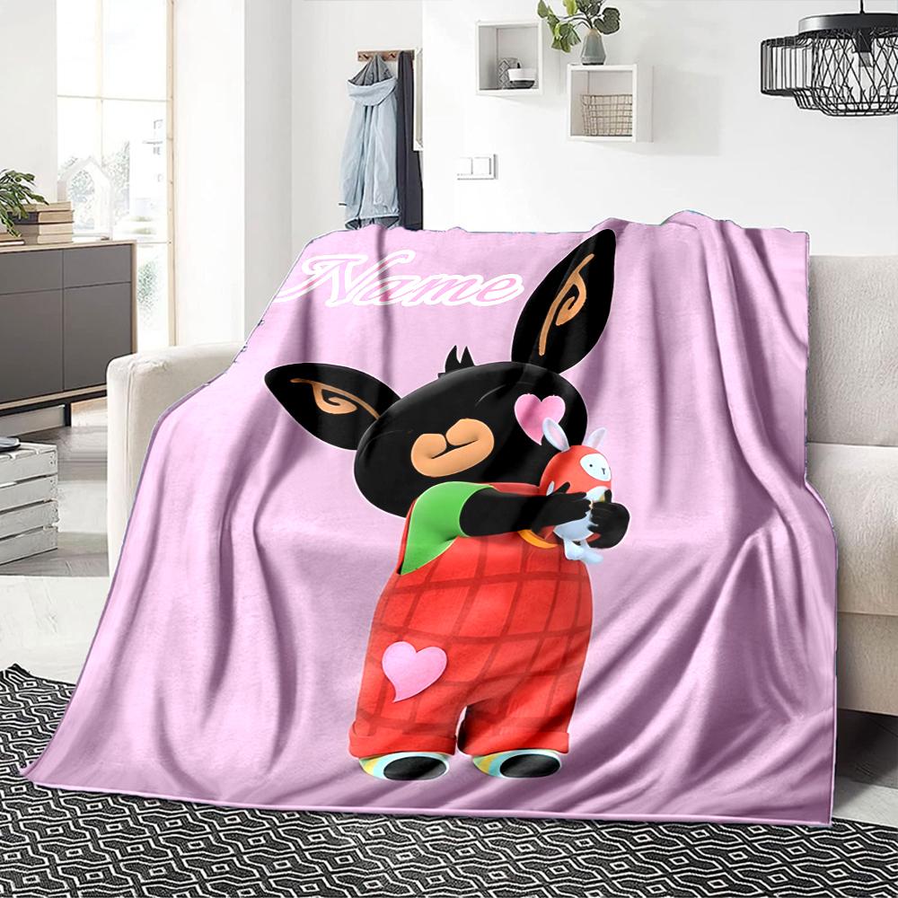 Custom Name Vampirina's Halloween Adventure Blanket for Couch & Bed, Plush Cozy Fuzzy Blanket Super Soft & Warm Blankets for Fall and Winter. 0908124