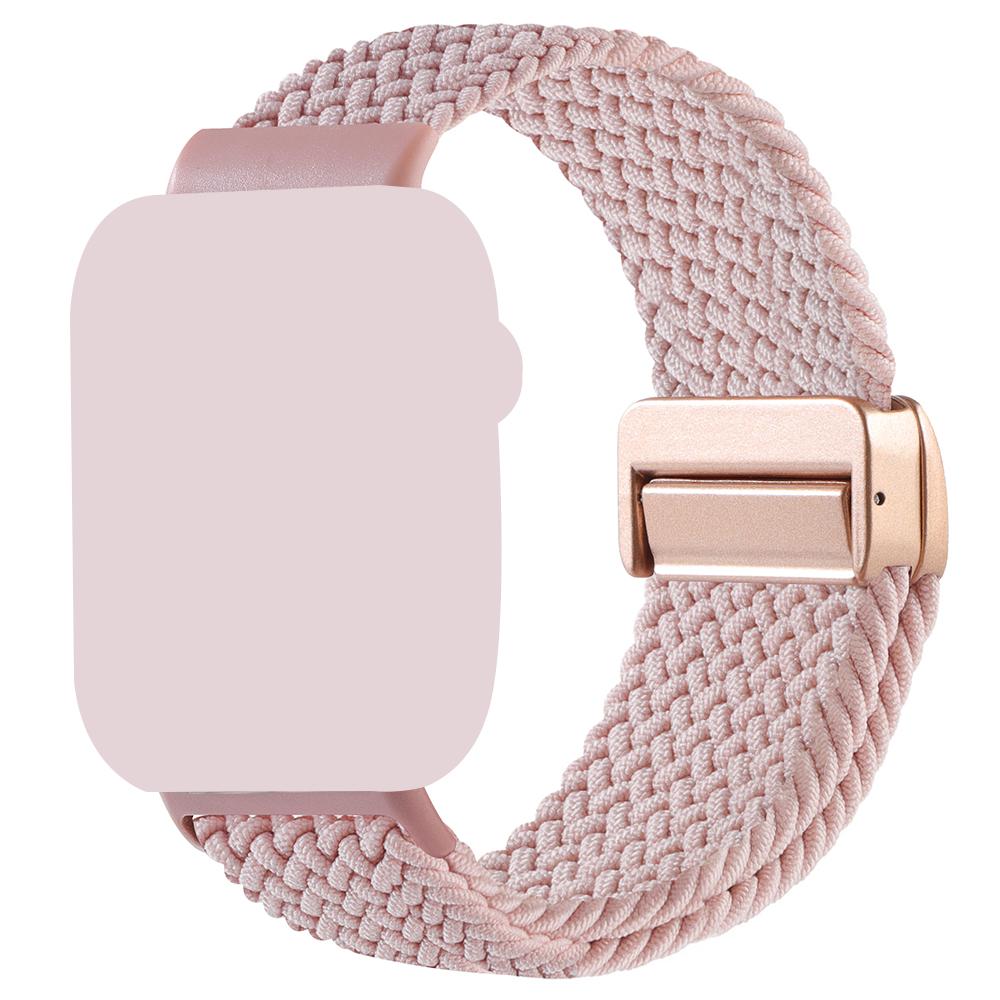 Nylon gewebtes Magnetverschlussband passend für Huawei Watch Fit 4pro/4/3 einfarbig und farbiges Ersatzband