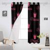 Home Curtain Pink Crown Princess Bedroom Kitchen Curtains Living Room Decoration Items Window Curtains for Living Room