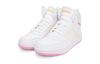 Adidas Neo Hoops Mid 3.0 K Casual Abrasion Resistant Mid top Kids' Skateboarding Shoes Cloud White Kids' HP6158