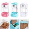 Automatic Bird Feeder No Mess with Perch Sturdy No Mess Bird Feeder for Canary Cockatiel Canaries Parakeet Small to Medium Birds