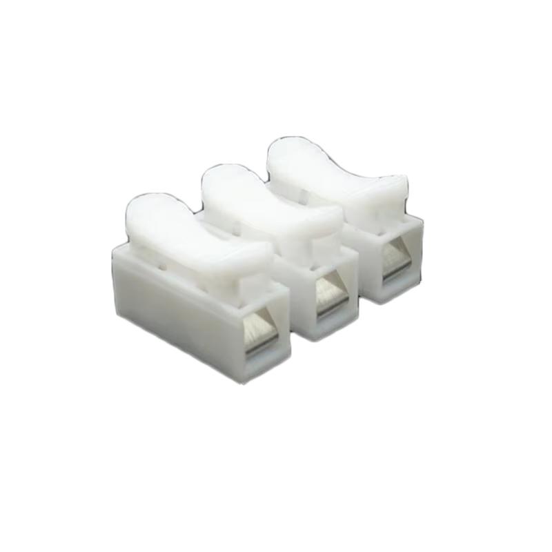 20/50Pcs No Solding Quick 1P 2P Cable Wire Connector No Screw Terminal Block Spring Clamp