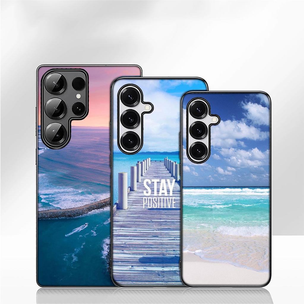 Hülle für Samsung Galaxy A07 A13 A12 A14 A23 A42 A50 A51 A52 A53 A70 A71 A72 A21S A04 Note 20 9 8 10 Hülle Meeresstrand Reise Ozean