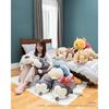 Ribuhato Dakimakura Polyester Disney Mochihagu Pooh L Size W43xD53xH24cm