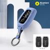 Alcantara Suede Remote Car Key Shell Case Coverk For Toyota Prado Crown Camry Corolla Sienna Highlander RAV4