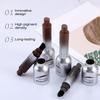 Boobeen Browfection Angled Brush & Dip, Waterproof Liquid Eyebrow Brush, Long-lasting Brow Pencil for Beginners, Easily Creates Realistic Brows