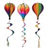 3Pcs 55" Hot Air Balloons Wind Windsocks Spiral Windmill Garden Yard Decor