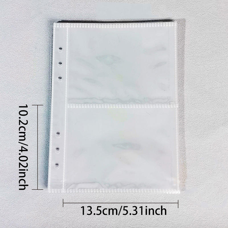 A5 Star Photocard Binder Shinning Protective Sleeves Clear Refillable Notebook Shell Binder Photocard Album 10 Inner Pages High Quality