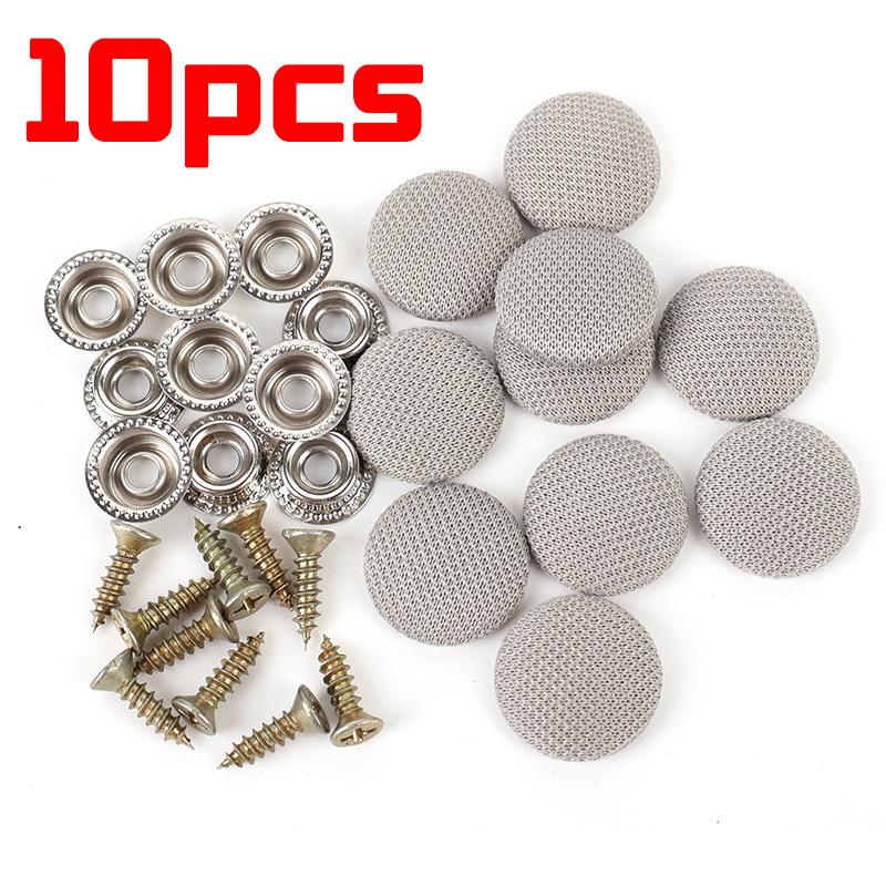 Car Interior Roof Buckles Headliner Ceiling Cloth Fixing Screw Care Fabric Buckle Rivets Retainer Cap Repair Automotive Part