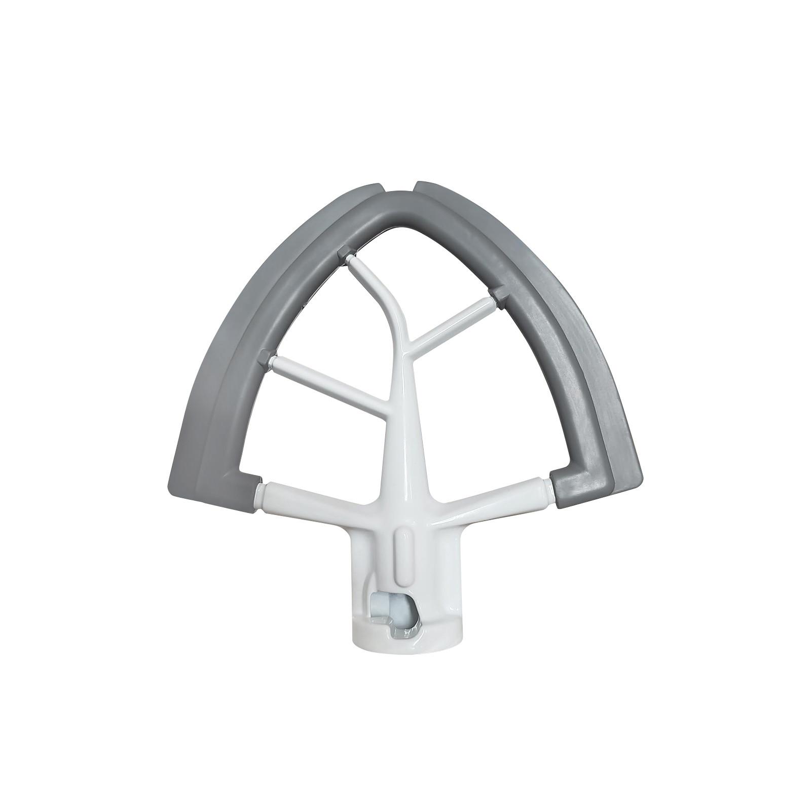 

Крайний венчик для миксера с наклонной головкой 4,5/5 кварт, силиконовая лопатка с автосбором, можно мыть в посудомоечной машине, гибкие силиконовые края, скребок для чаши для кухни One Size серый