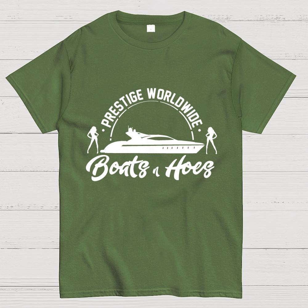 Boats 'n Hoes Unisex Cotton Summer Casual Cool Loose T-Shirt