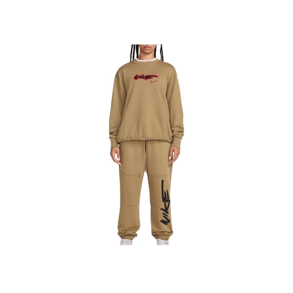 Nike X Futura Paris Olympic Series SS24 Brand Logo Fashion Loose Breathable Lace-Up Mid-Rise Casual Pants Unisex pants Brown FZ0255-224