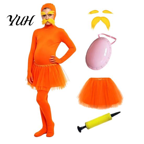 Pilna seguma tērpi Oranžs bodysuit, ar