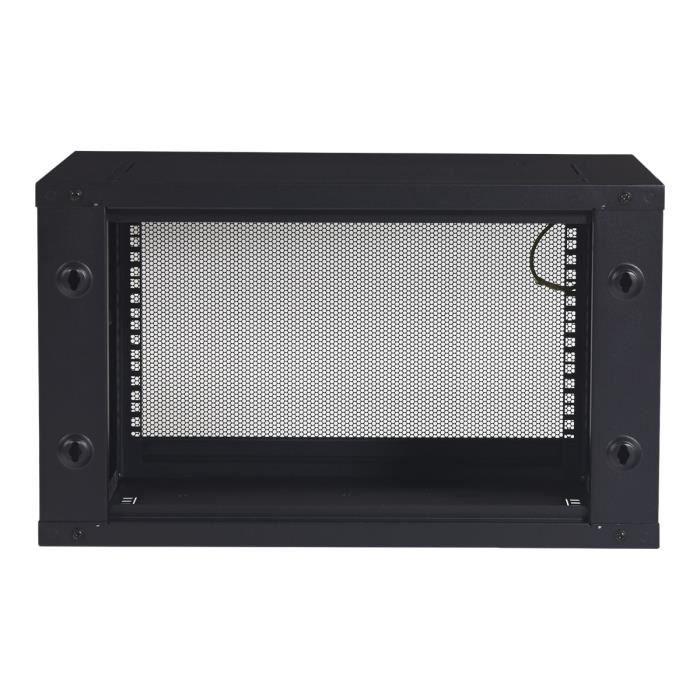 Armoire Montable Sur Mur - APC - NetShelter WX AR106 - 6U - 19 Pouces - Noir