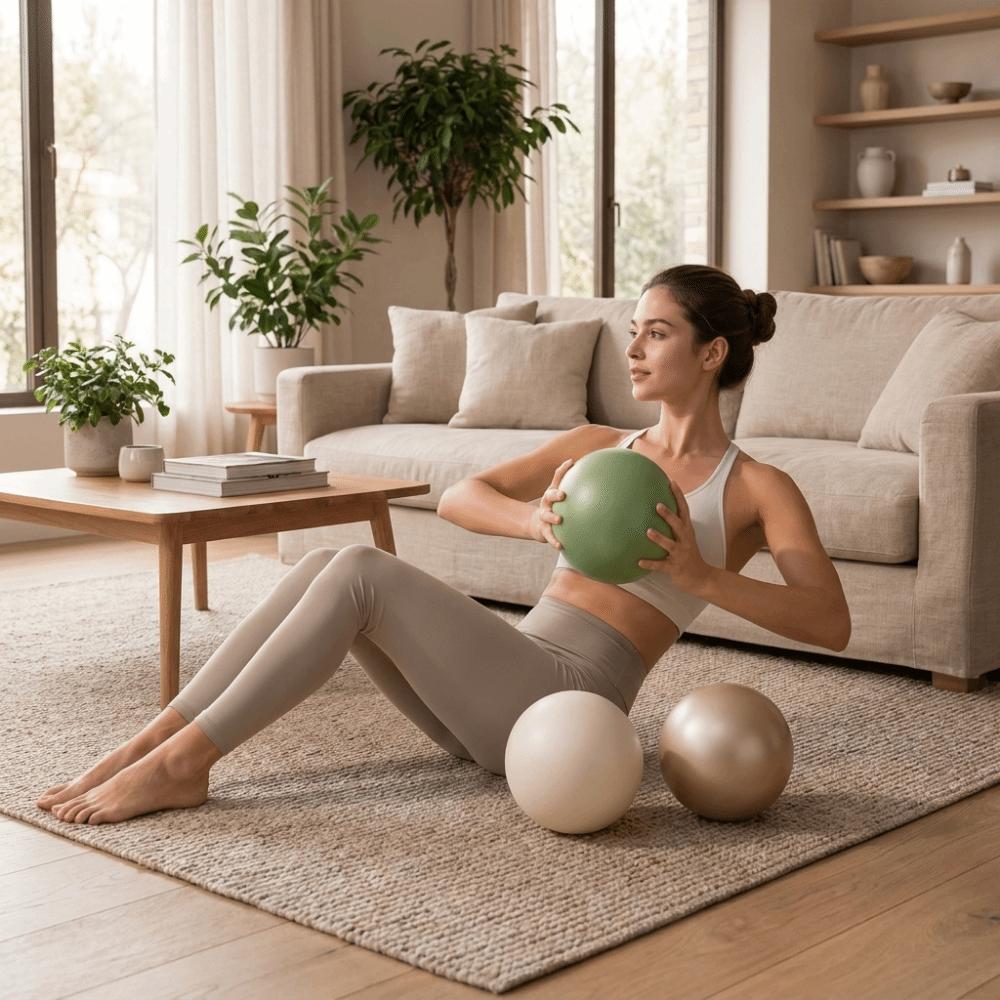 22 cm Pilates Ball Soft Fitness Pilates Ball Household Yoga Ball Yoga