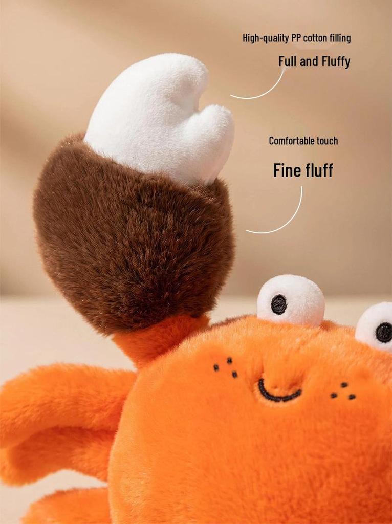 Cute Ocean Animal Plush Toy – Killer Whale & Crab Aquarium Souvenir