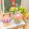 Assembly Plant Succulent Building Blocks Simulation Bouquet Potted Decoration