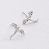 Fashion Small Dragon Studs Earrings Statement Earring Copper Texture Ear Studs Ears Accessory Present for Woman and Girl