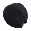 Women Elastic Turban Ramadan Muslim Hijab Cap Ladies Night Sleep Hat Full Cover Inner Hats Solid Fashion Simple Cancer Chemo Cap