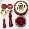 Easy to Use Sealing Wax Craft Set for Experts Wood Tool Included Smooth Operations