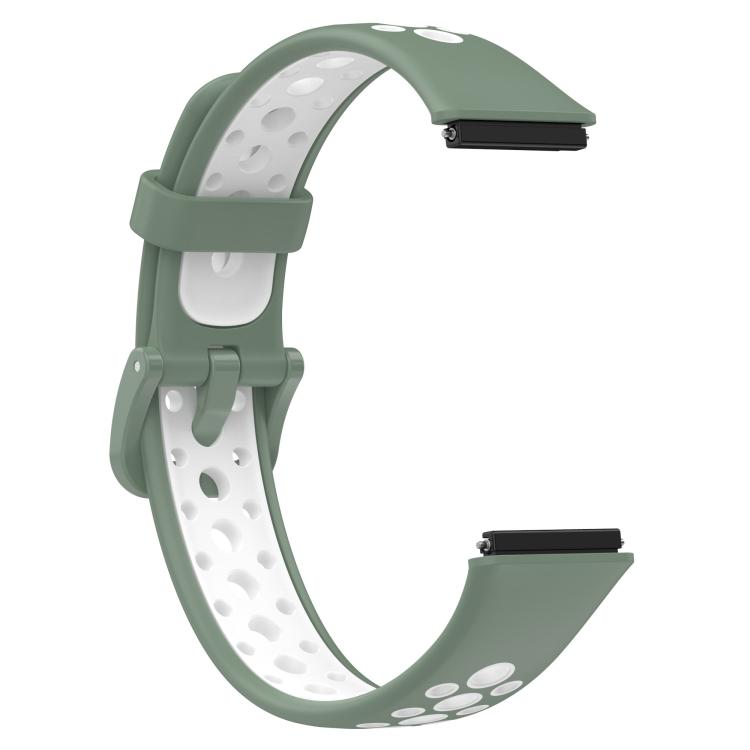 For Huawei Band 7 / 7 NFC Two-color Breathable Silicone Watch Band