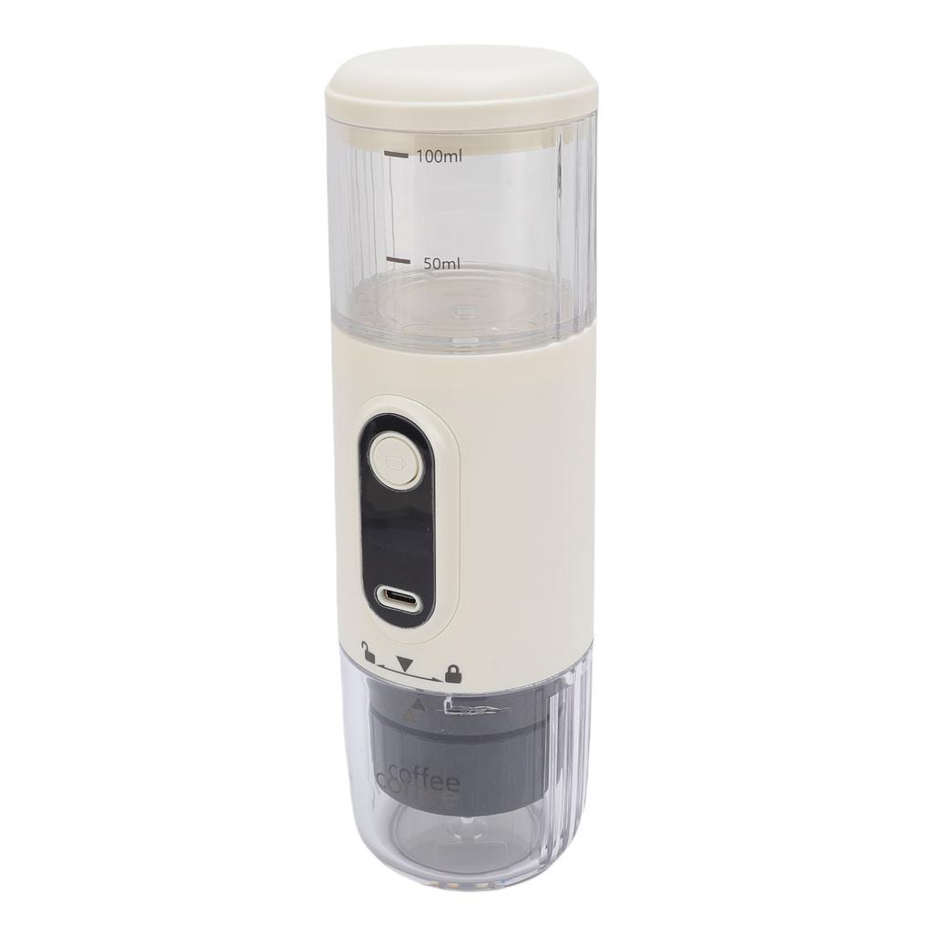 Portable Coffee Machine Compatible Ground Coffee Rechargeable Travel Capsule Coffee Maker for Outdoor Car Camping
